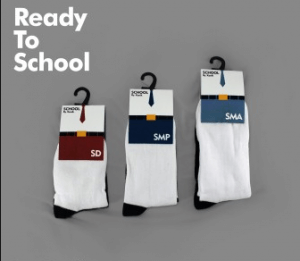 Pabrik Konveksi Produksi kaos kaki sekolah berlogo TK SD/MI SMP/MTS SMA/SMK/MA